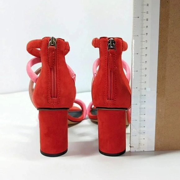 NWOB Rebecca Minkoff Women's Andree Suede Color-Block Sandals Size 6.5 MSRP $165 - Picture 8 of 9